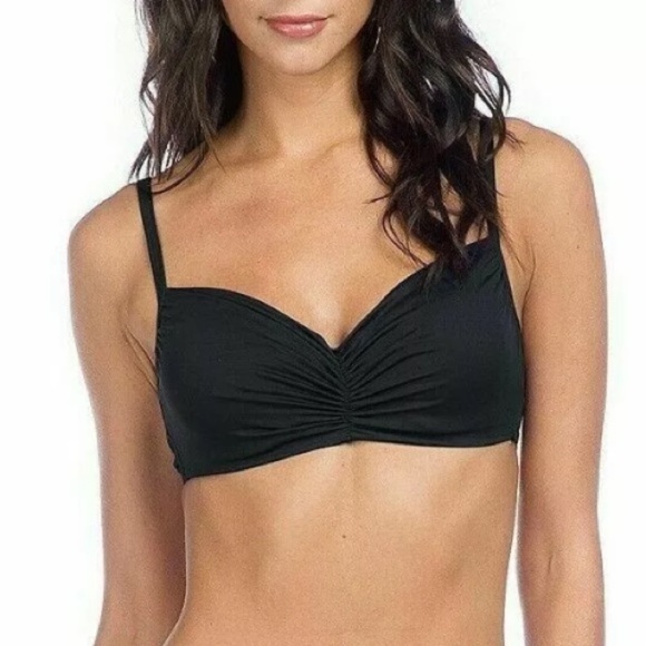 LAUREN Ralph Lauren Over The Shoulder Swim Top - Picture 1 of 5
